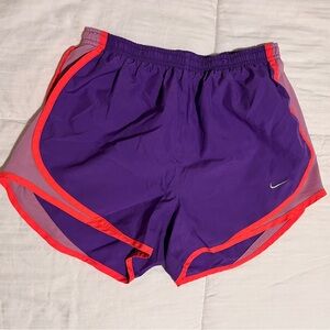 Nike Women's Athletic Shorts in Purple and Pink